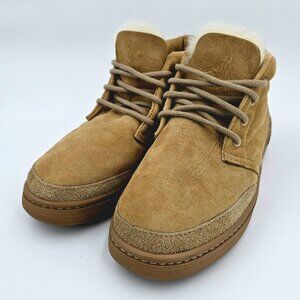 UGG New Zealand Leather Pure Wool Chukka Unisex Cozy Boots Shoes Men 9 Women 10